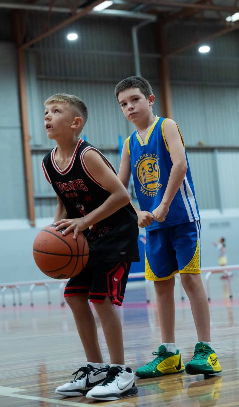 Player working on ball handling under pressure