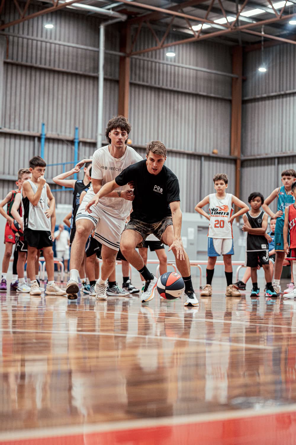 Older players competing in a small-sided game